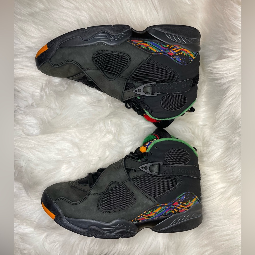 Mens Jordan 8 Retro Tinker Air Raid Sneakers Shoes Size 9 - Picture 7 of 13